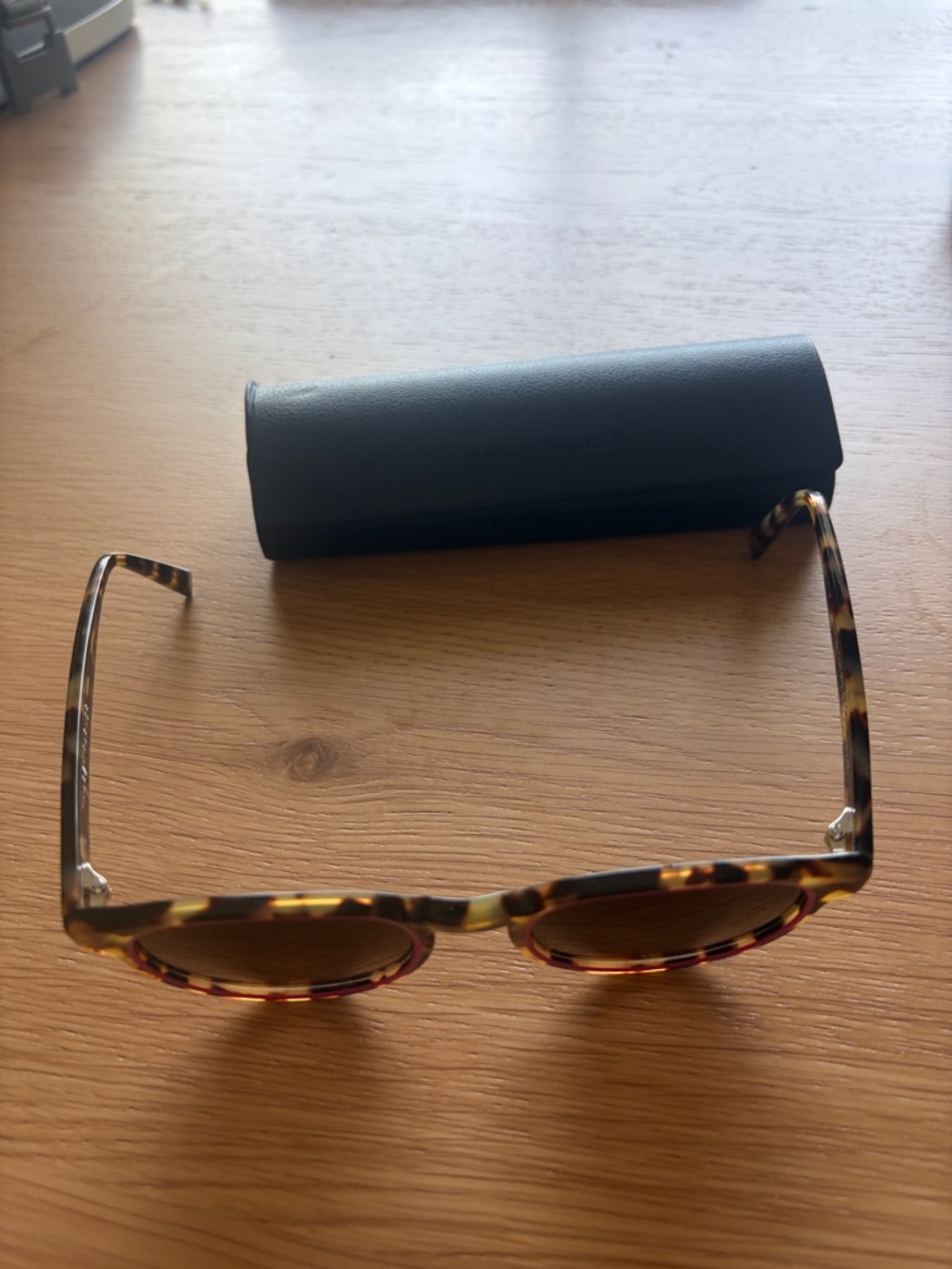 Warby Parker Tortoise Frame with Pink Trim Percy w limited edition - Picture 4 of 4